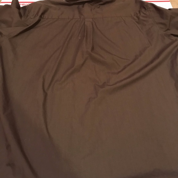 two brown mens button down shirts/size 2X - Picture 7 of 10